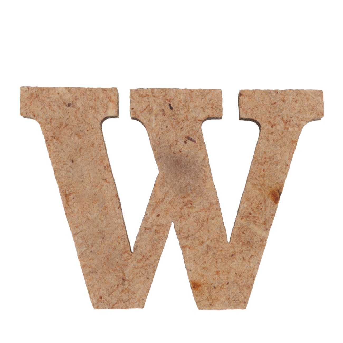 Заготовка Літера "W", МДФ, висота 3 см, 1шт, Rosa Talent (10)
