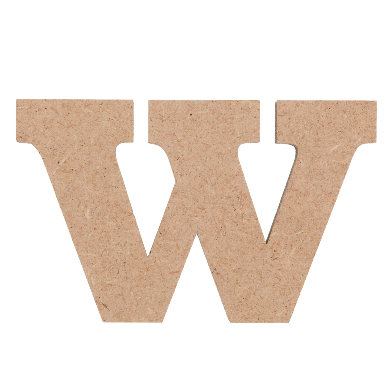 Заготовка Буква "w", МДФ, высота 8 см, 1 шт, Rosa Talent (5 шт)