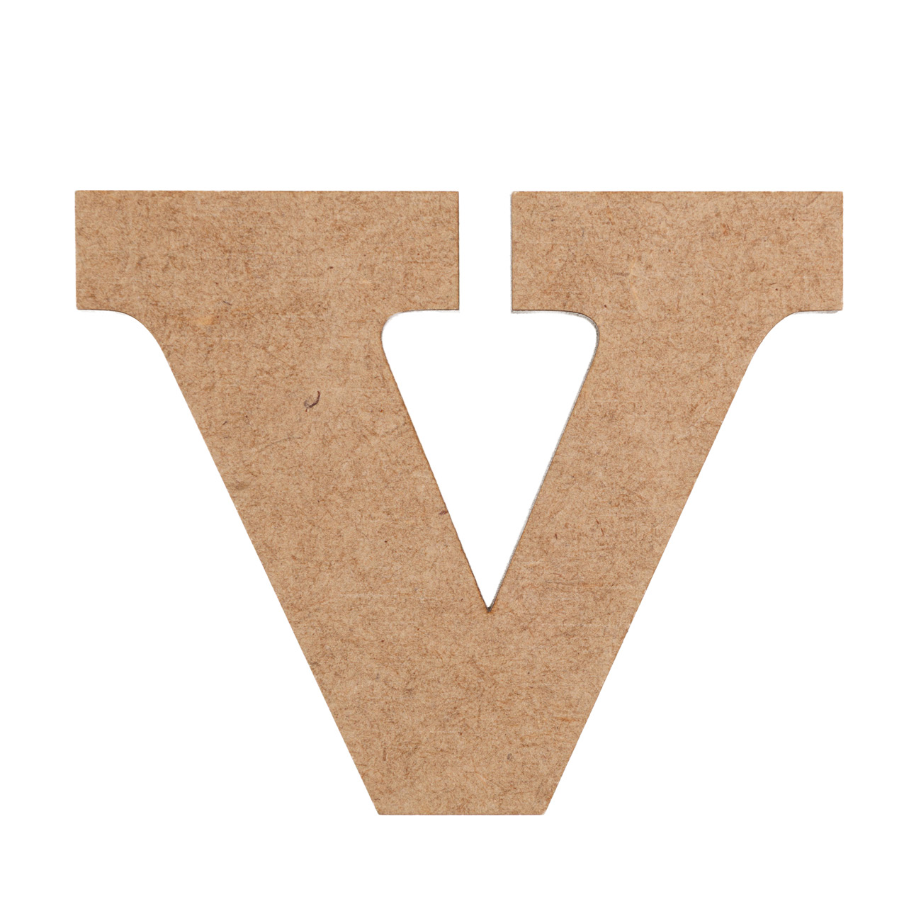 Заготовка Буква "v", МДФ, высота 8 см, 1 шт, Rosa Talent (5 шт)