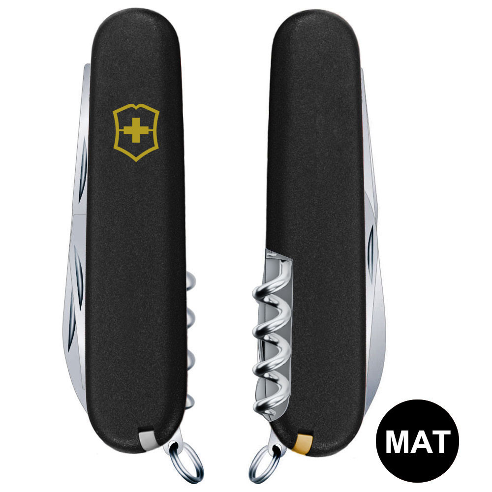 Ніж Climber Mat 91мм/14функ/чорн мат/жовт.лого, Vx13703.3_M0008p 2