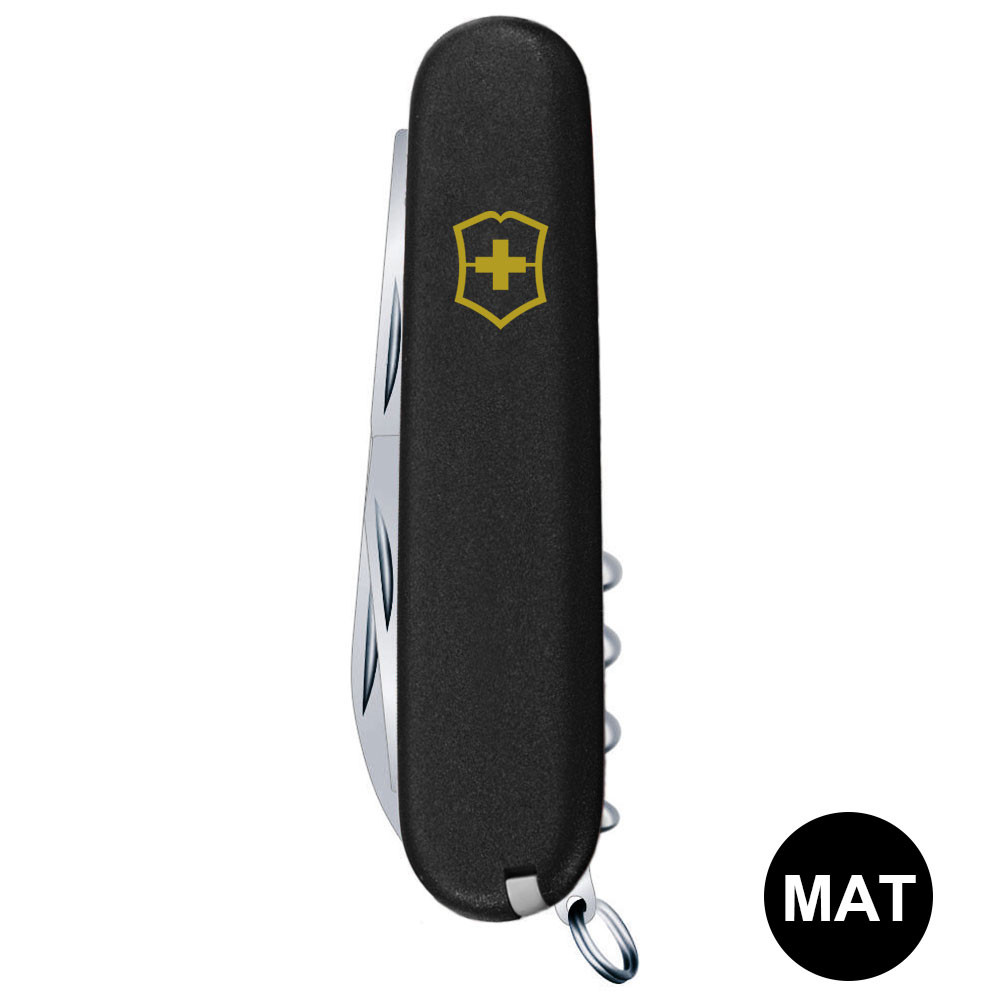 Ніж Climber Mat 91мм/14функ/чорн мат/жовт.лого, Vx13703.3_M0008p 4