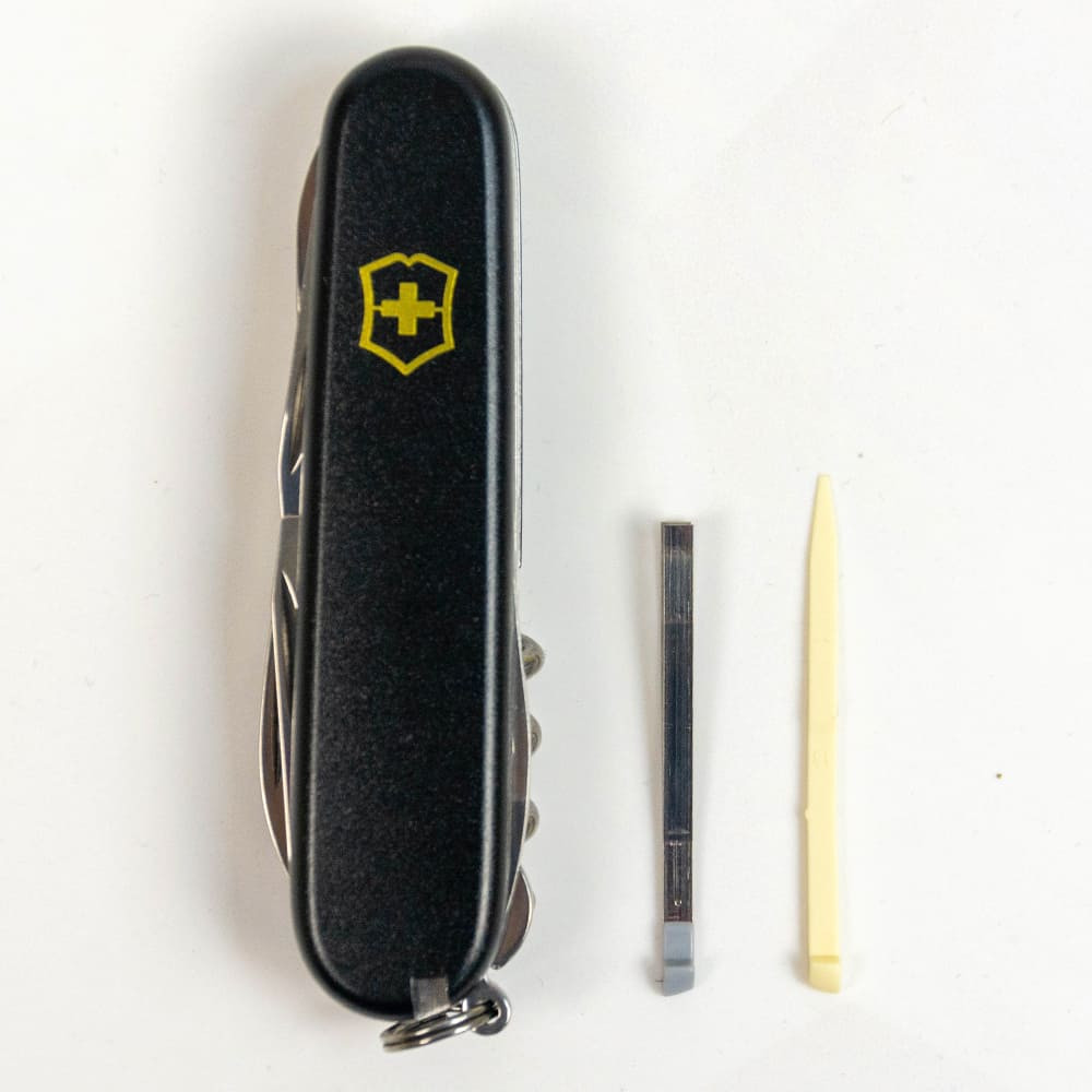 Ніж Climber Mat 91мм/14функ/чорн мат/жовт.лого, Vx13703.3_M0008p 10