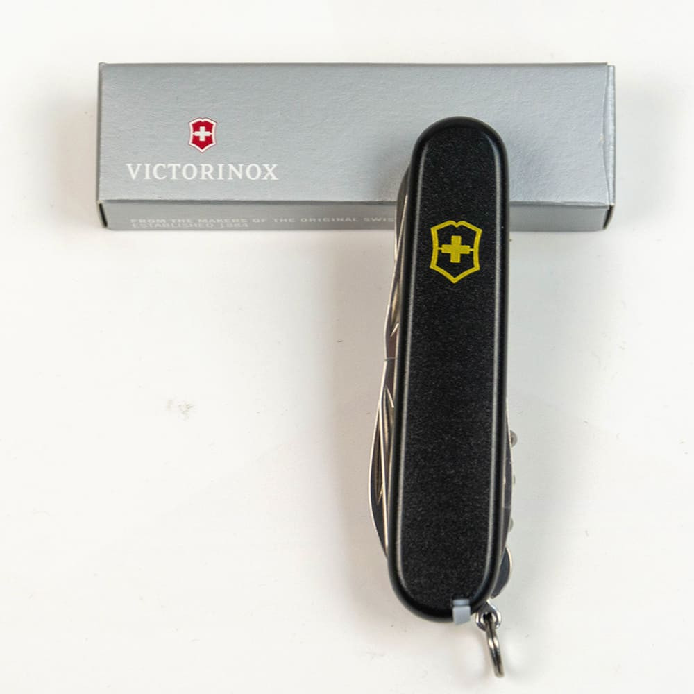 Ніж Climber Mat 91мм/14функ/чорн мат/жовт.лого, Vx13703.3_M0008p 15