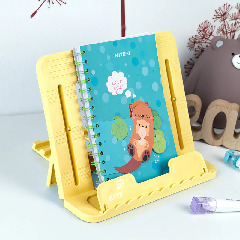 Подставка для книг, пластиковая, желтая, K25-330-5 3