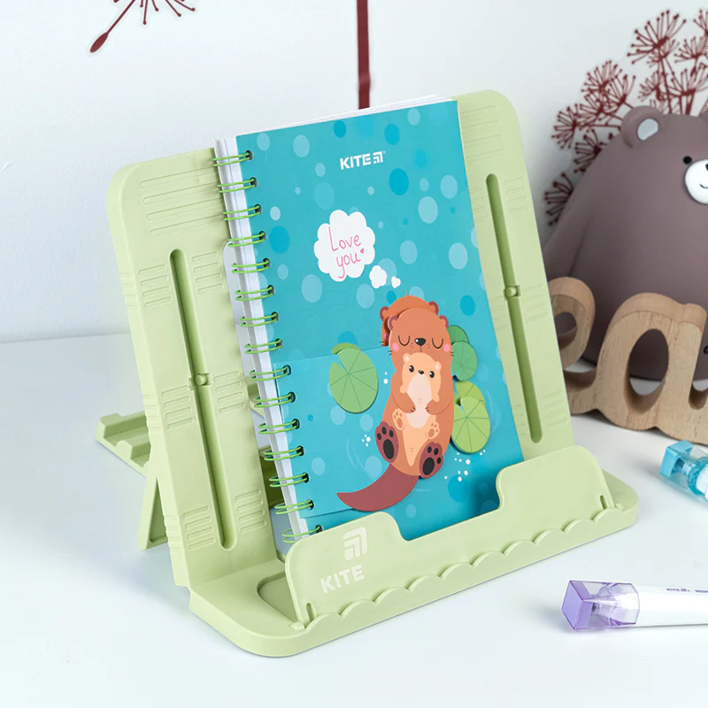 Подставка для книг, пластиковая, зеленая, K25-330-2 3