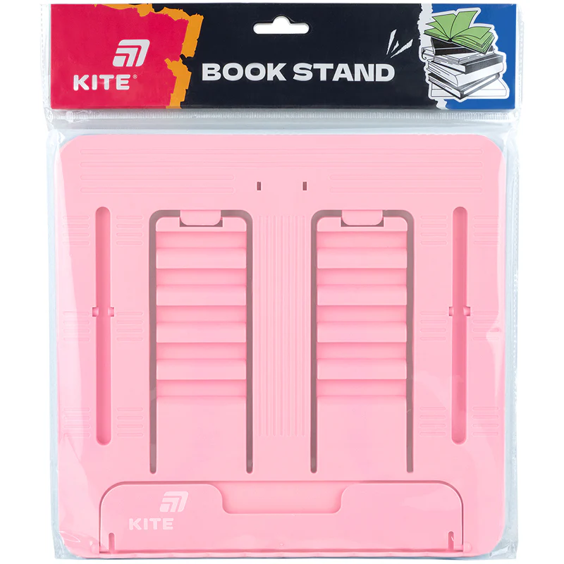 Подставка для книг, пластиковая, розовая, K25-330-4 2
