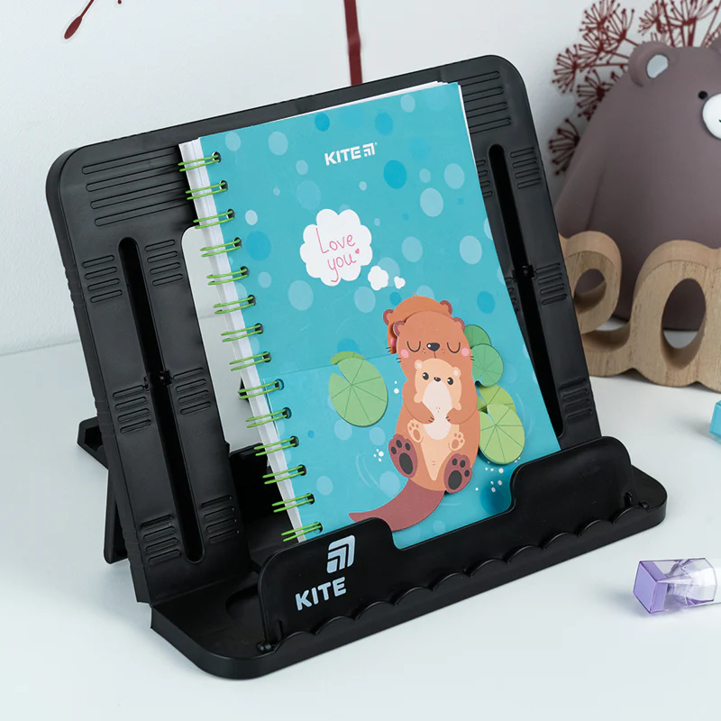 Подставка для книг, пластиковая, черная, K25-330-1 3
