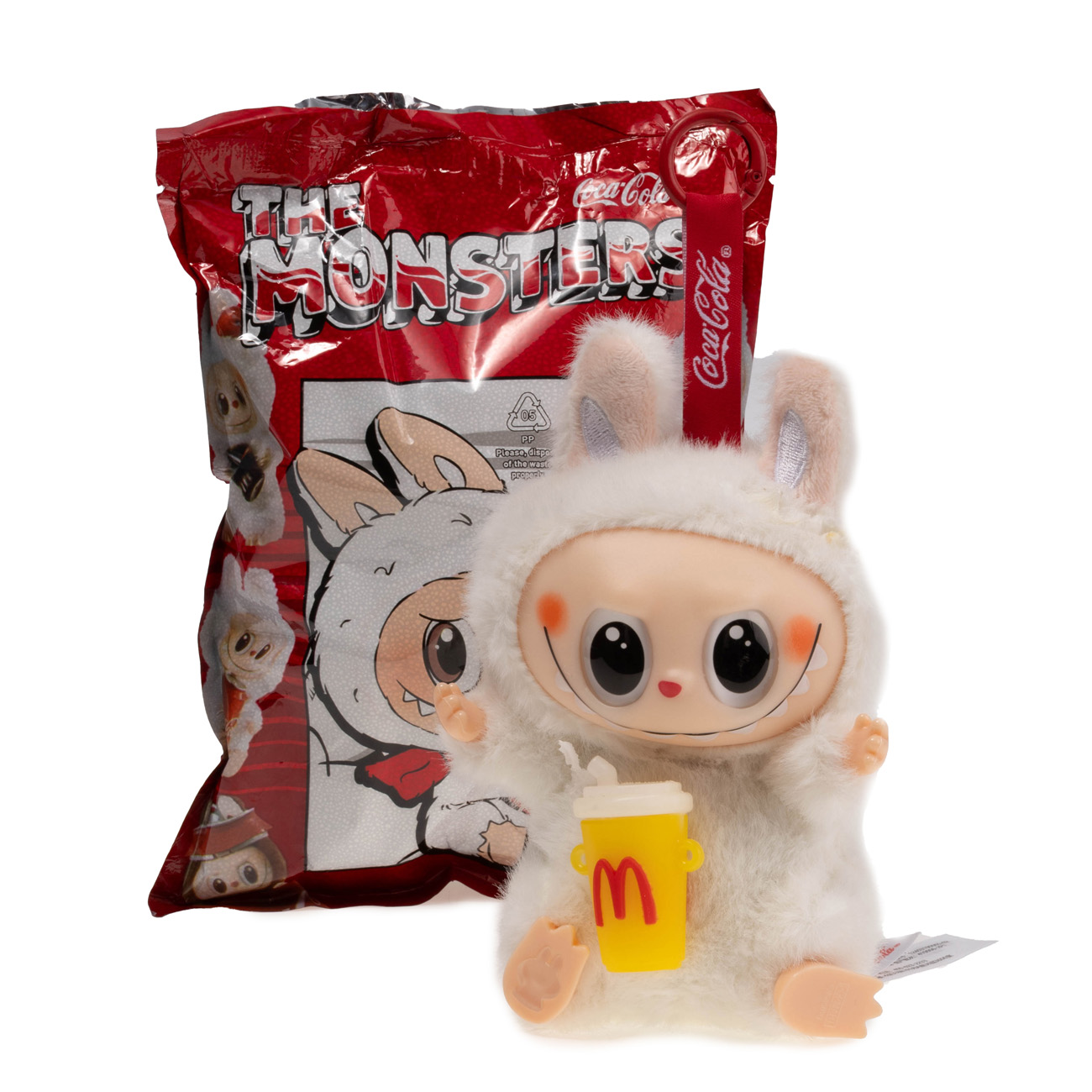Игрушка Лабубу-2 Кола, 15 см, белый, в пакете и подарочной коробке, 712527 4