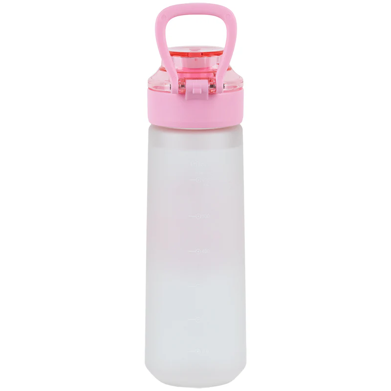 Пляшечка для води, 760 мл, сіро-рожева, K25-1214-3 1