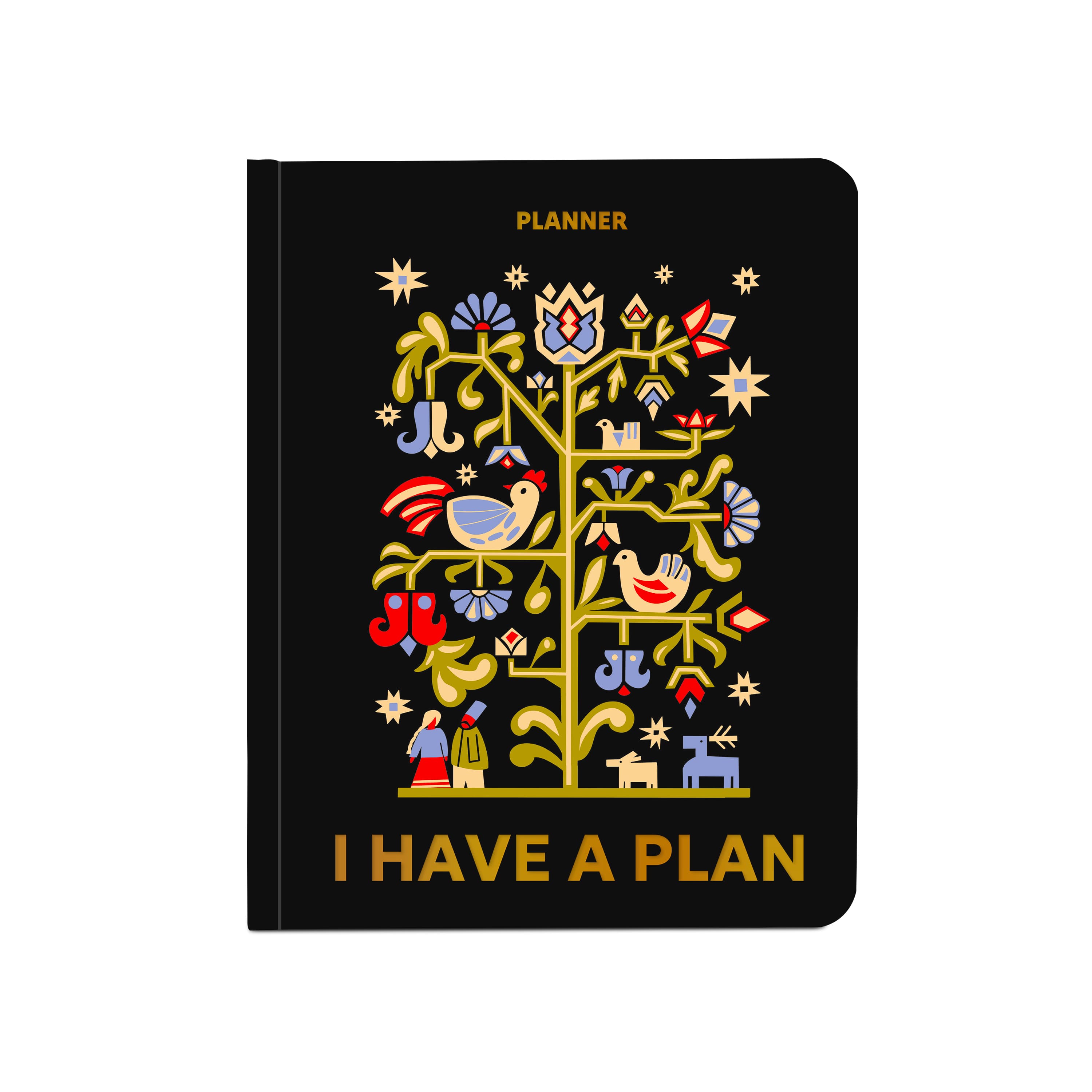 Блокнот для планування "I HAVE A PLAN" з орнаментом, orner-2740