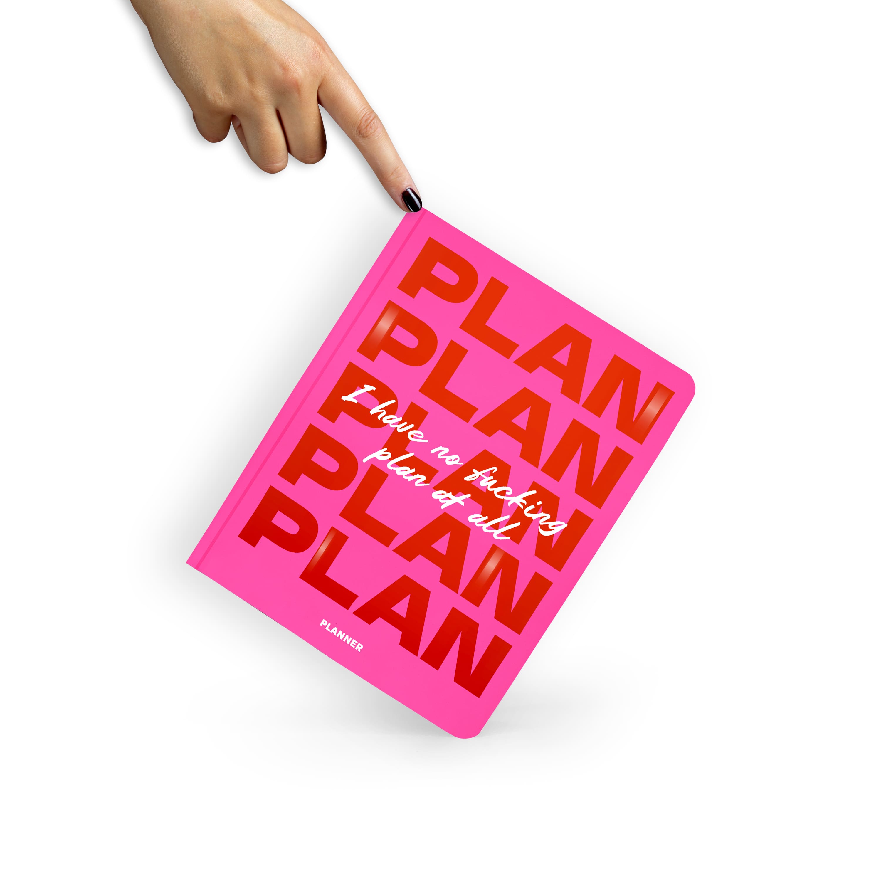 Блокнот для планування "I HAVE NO PLAN AT ALL" рожевий, orner-2744 3