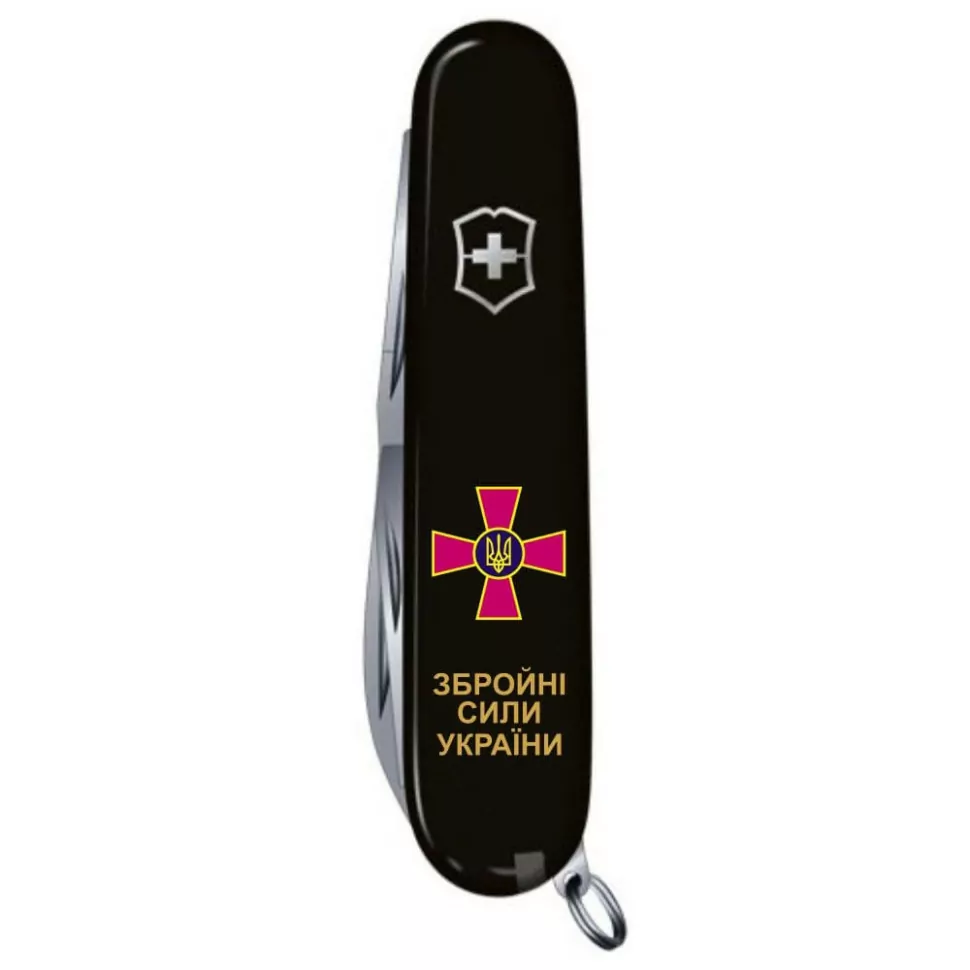 Нож Spartan Army 91мм/12функ/черный /Эмблема ВСУ + Надпись ВСУ, Vx13603.3_W1011u 3