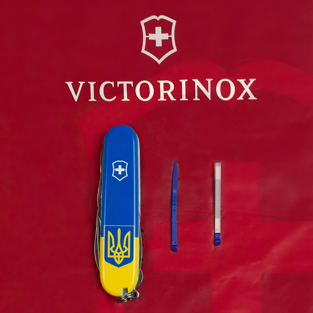 Нож Spartan Ukraine 91 мм/15функ/Герб на флаге верт. Vx13713.7_T3030p 5