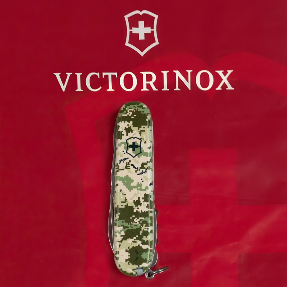 Нож Victorinox Huntsman Army 91мм/15функ /Піксель Vx13713.3_W3940p 8