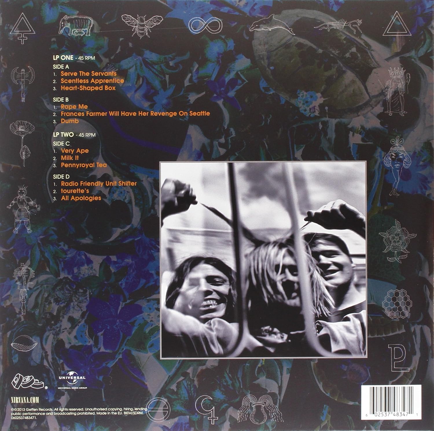 Пластинка Nirvana - In Utero (2013 Mix) [2LP] 2