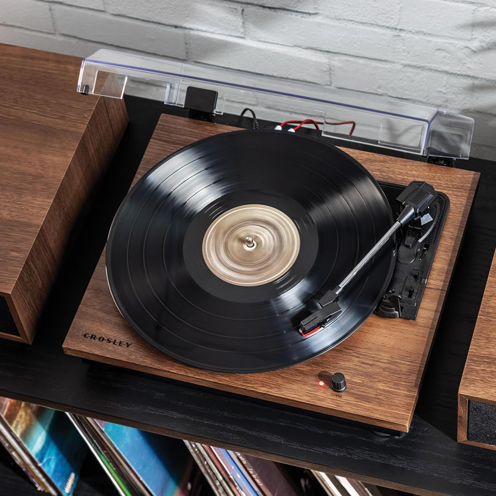 Виниловый проигрыватель Crosley Riff - Walnut 10
