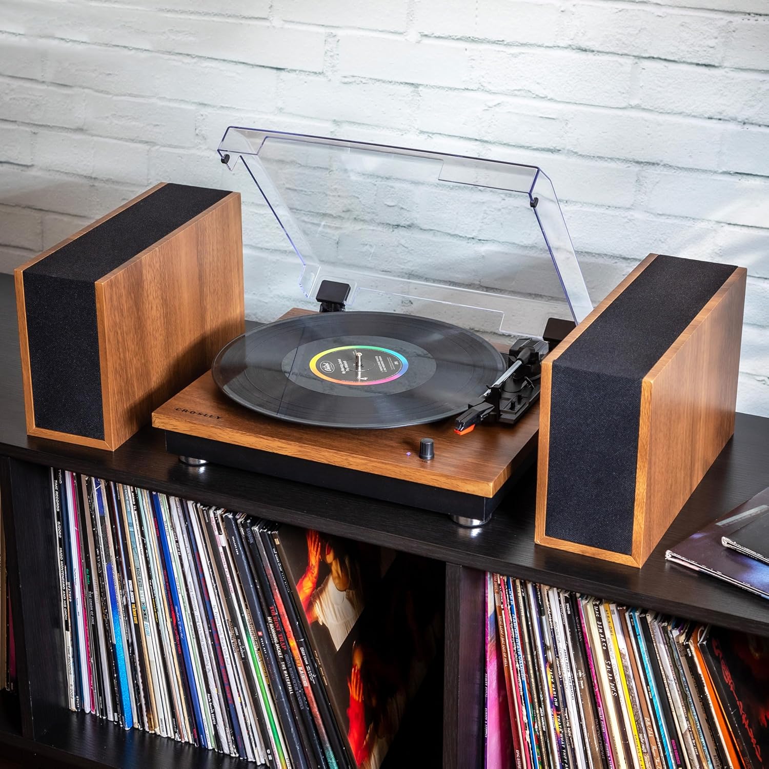 Виниловый проигрыватель Crosley Riff - Walnut 11