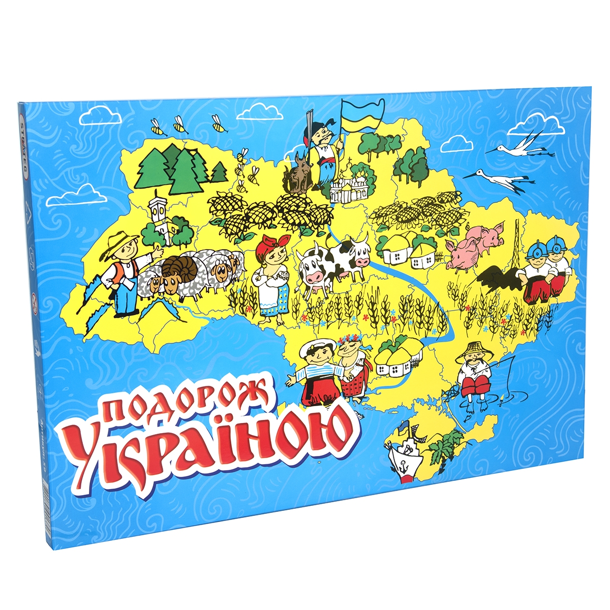 Гра настільна "Подорож Україною" (укр) 30457, ТМ "Strateg"