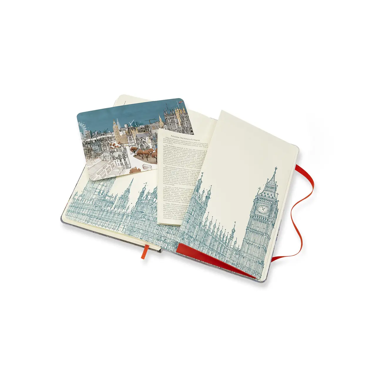Блокнот I am London средний линейка, Moleskine, LEQP060IAMLO 4