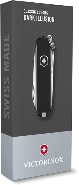 Нож Classic SD Colors Dark Illusion, 58мм/7функ/черный, Vx06223.3G 3