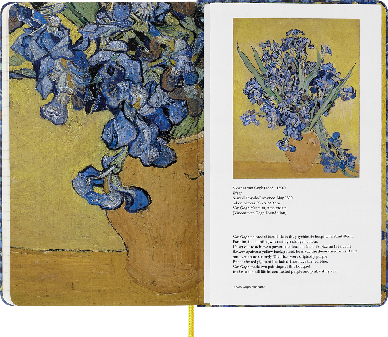 Записная книжка средняя линейка, Moleskine Van Gogh, SKQP060VANGOGH 4