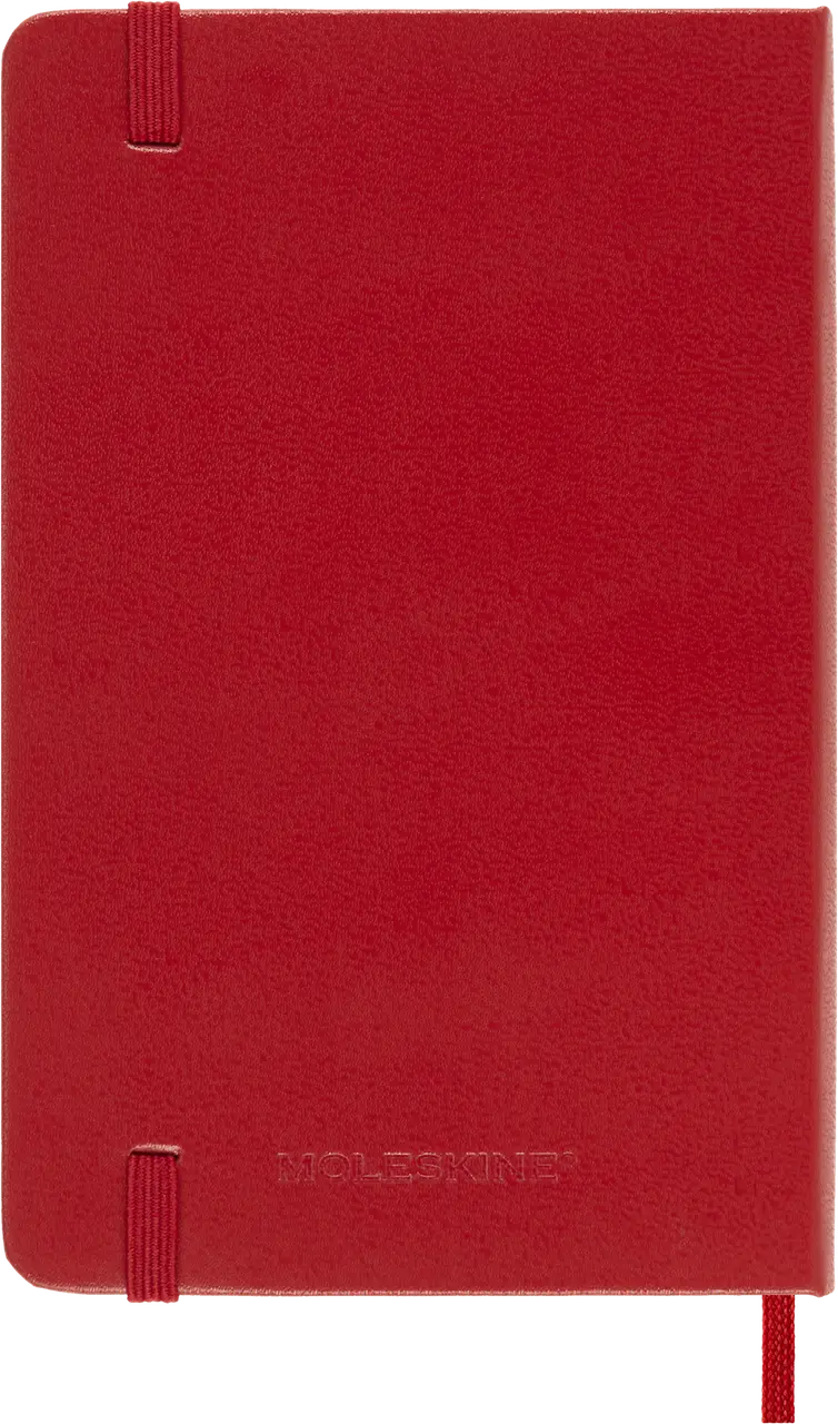 Ежедневник 2025 карманный, красный, Moleskine, DHF212DC2Y25 1