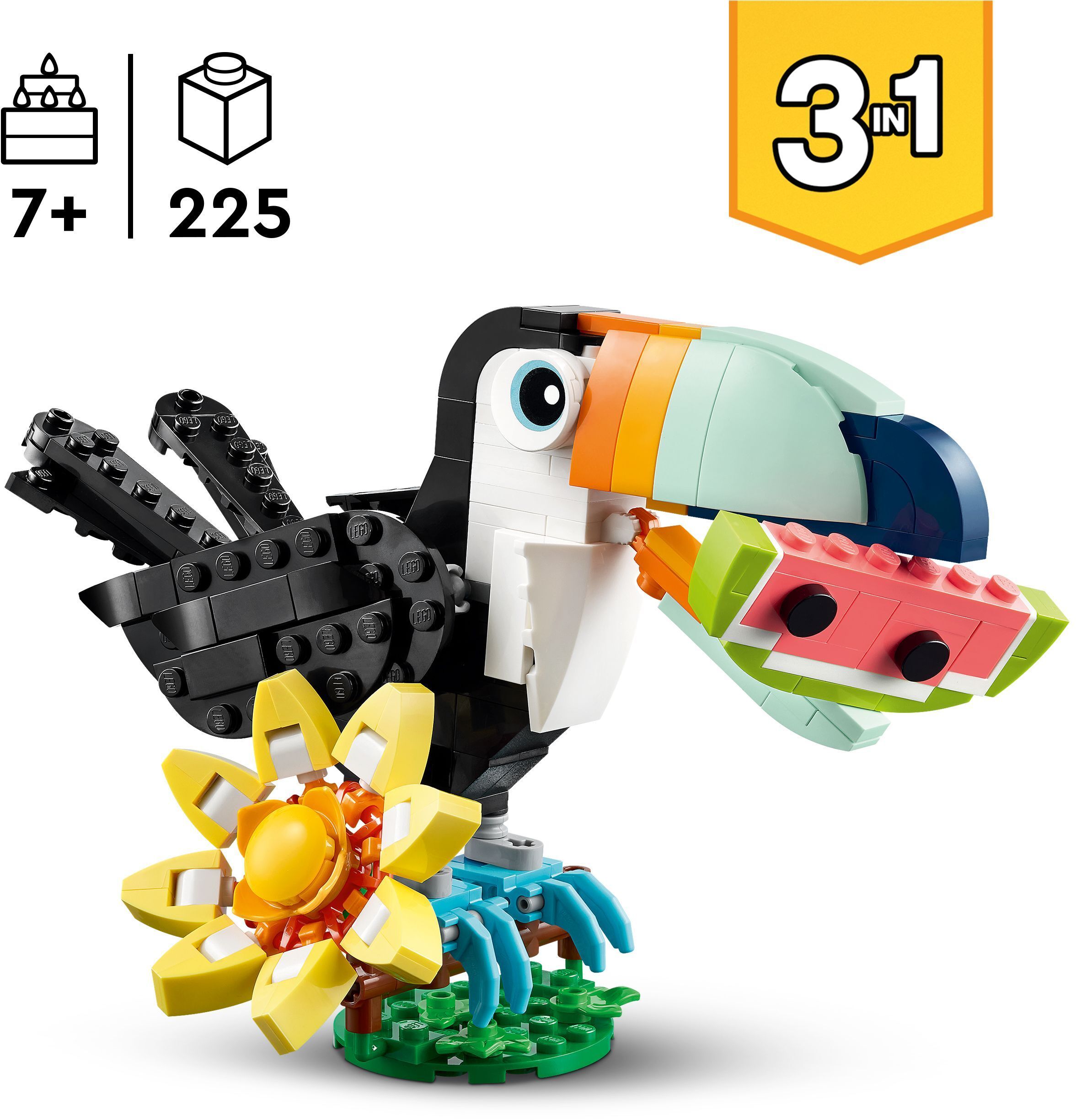 Конструктор Lego Creator "Дикие животные: тропический тукан", 31173 1