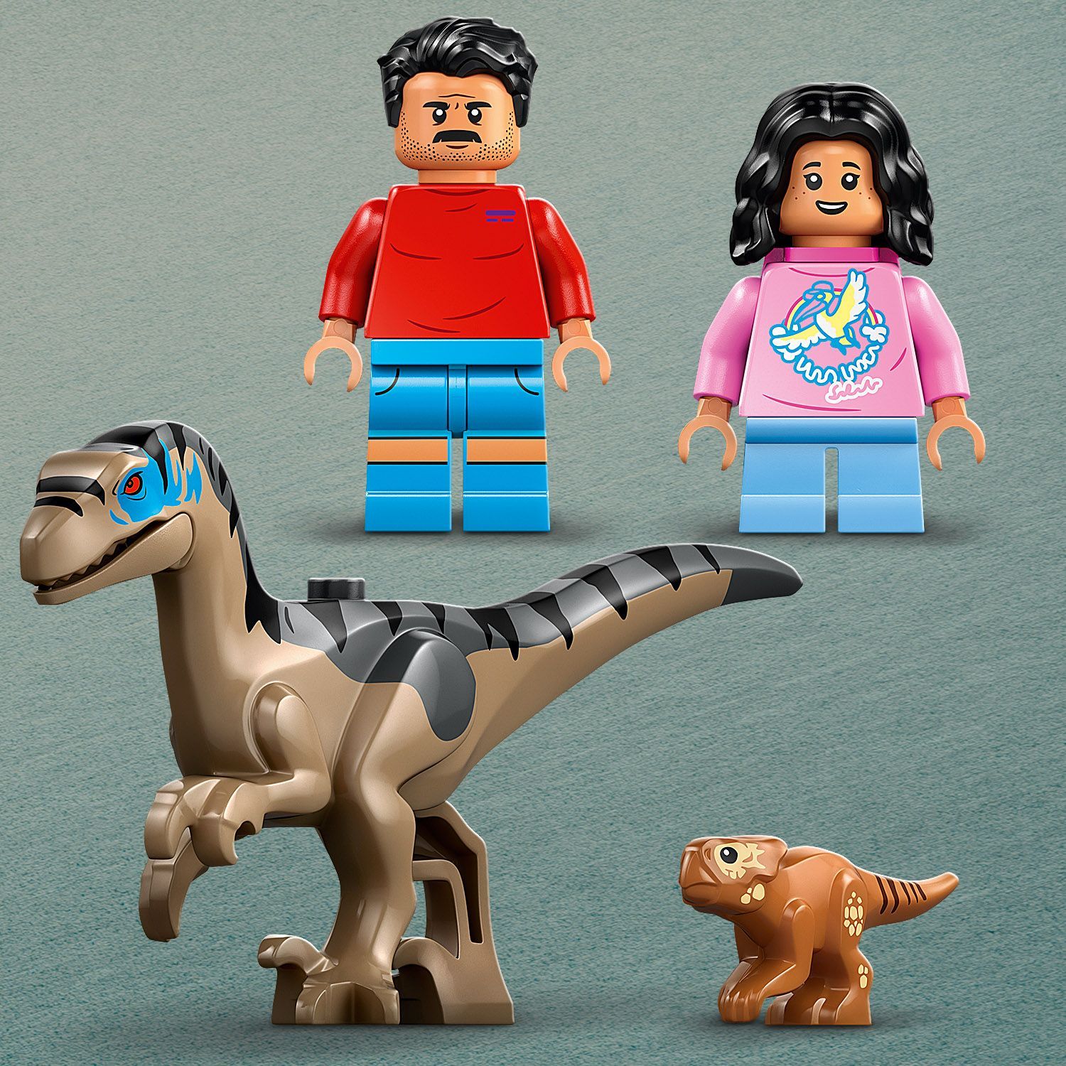 Конструктор Lego Jurassic World "Побег по бездорожью от раптора", 76972 8