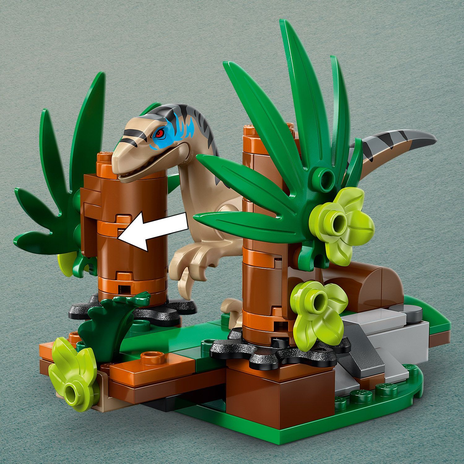 Конструктор Lego Jurassic World "Побег по бездорожью от раптора", 76972 9