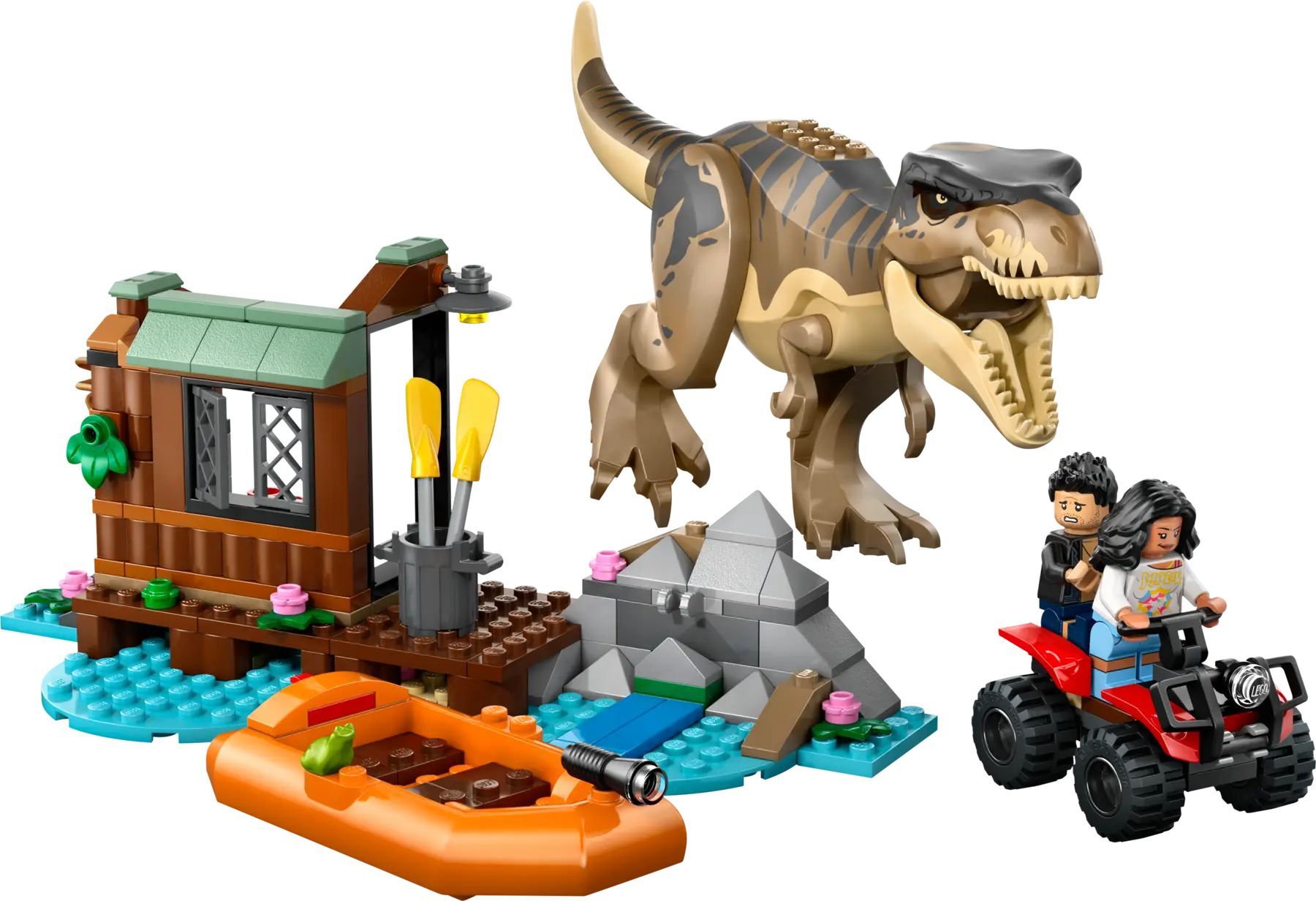 Конструктор Lego Jurassic World "Побег по реке от тираннозавра", 76975 2