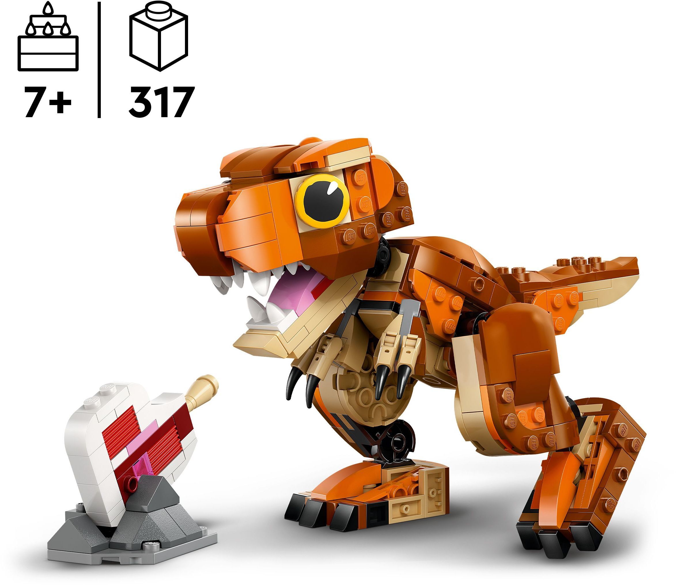 Конструктор Lego Jurassic World "Little Eatie: тираннозавр", 76967 2