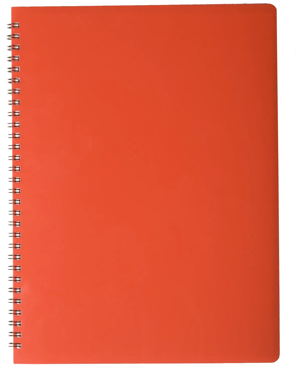 Зошит на пружині А4 80 арк "Gloss", кл., пласт. обкл., червоний, BM.24452151-05