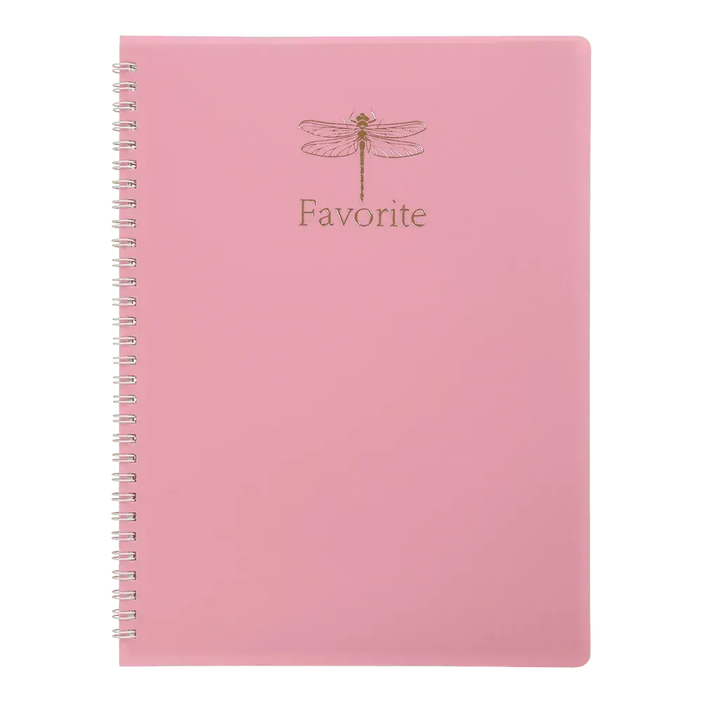 Зошит для нотаток А4 80 арк, Favourite, Pastel, кл., пласт. обкладинка, рожевий, BM.24452154-10