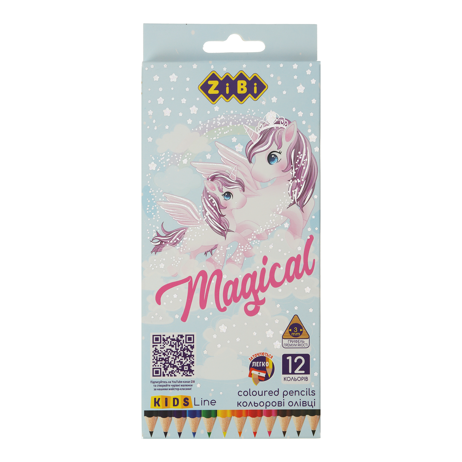 Олівці 12 кол. Магія, ZB.2448