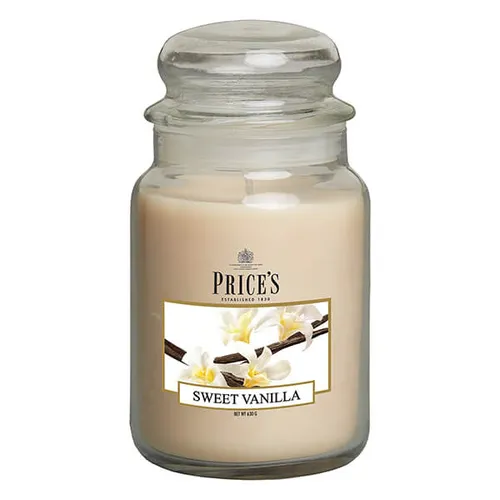 Свеча Сладкая ваниль Price`s Candles 630 г, PBJ11