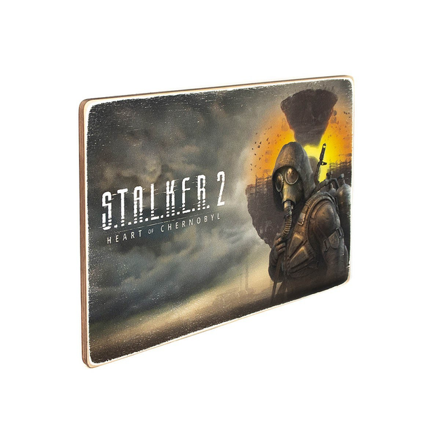 Постер S.T.A.L.K.E.R. 2 на сером фоне. Горизонтальный, pvw0079 1