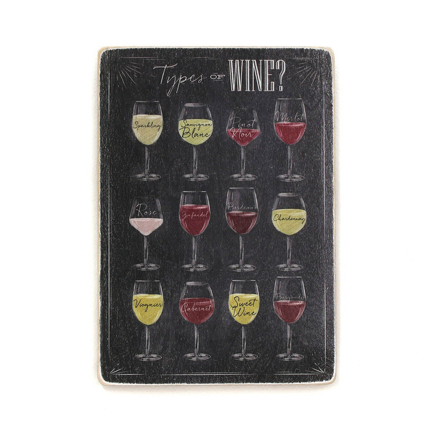 Постер Types of wine, pva0071