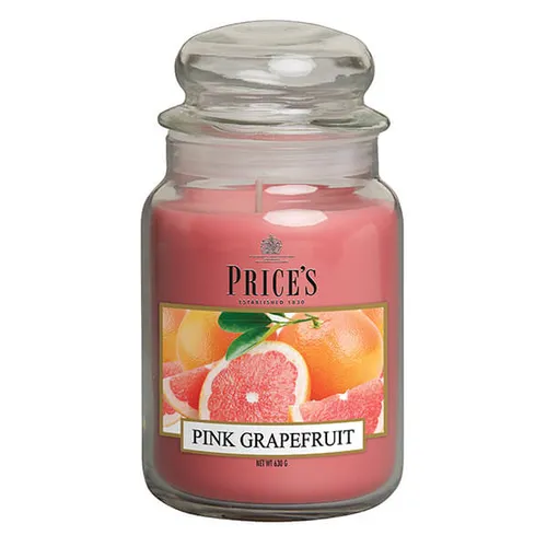 Свеча Розовый грейпфрут Price`s Candles 630 г, PBJ91