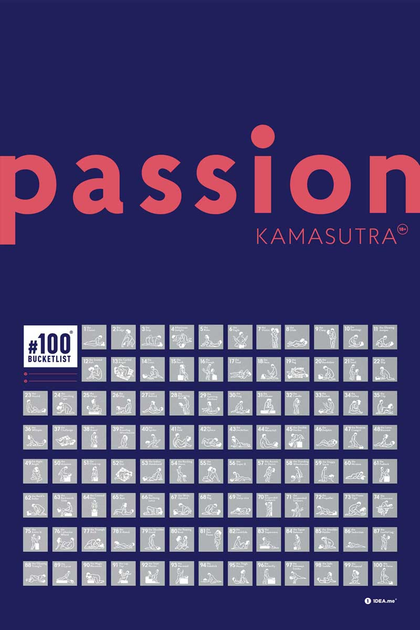 Скретч постер "100 Bucketlist KAMASUTRA" passion, 100KAM, ТМ "1Dea.me" 5
