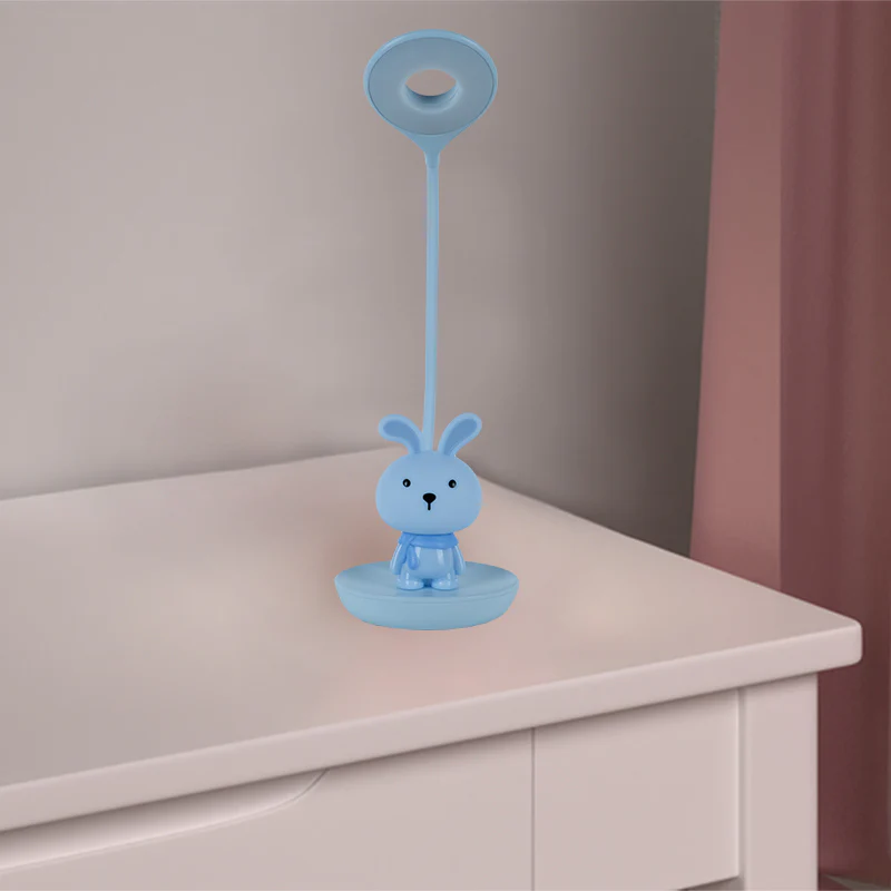 Настольная лампа LED с аккумулятором Bunny, голубой, K24-492-1-3 6