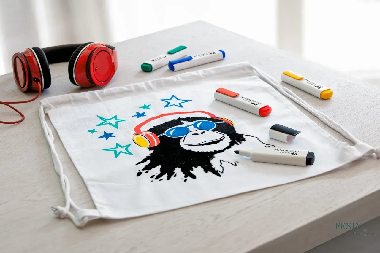 Маркер для ткани, красный BABY, 159522 Faber-Castell 9