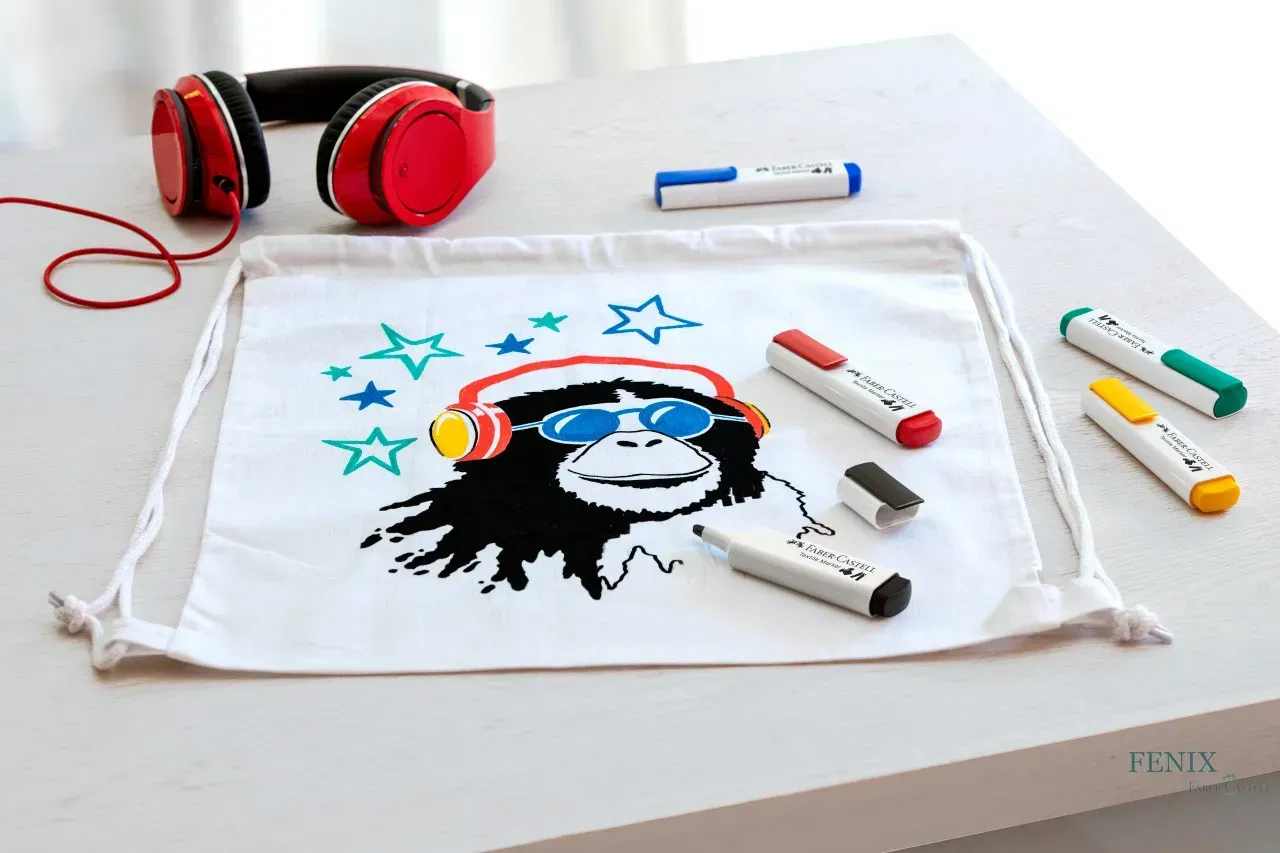 Маркер для ткани, розовый BABY, 159526 Faber-Castell 7