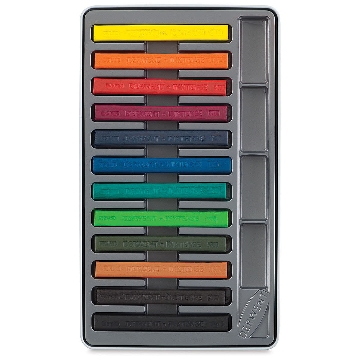 Набір блоків акварельних "Inktense" (іміт. китайск. туші), 12 кол., метал. коробка, D-2300442 2