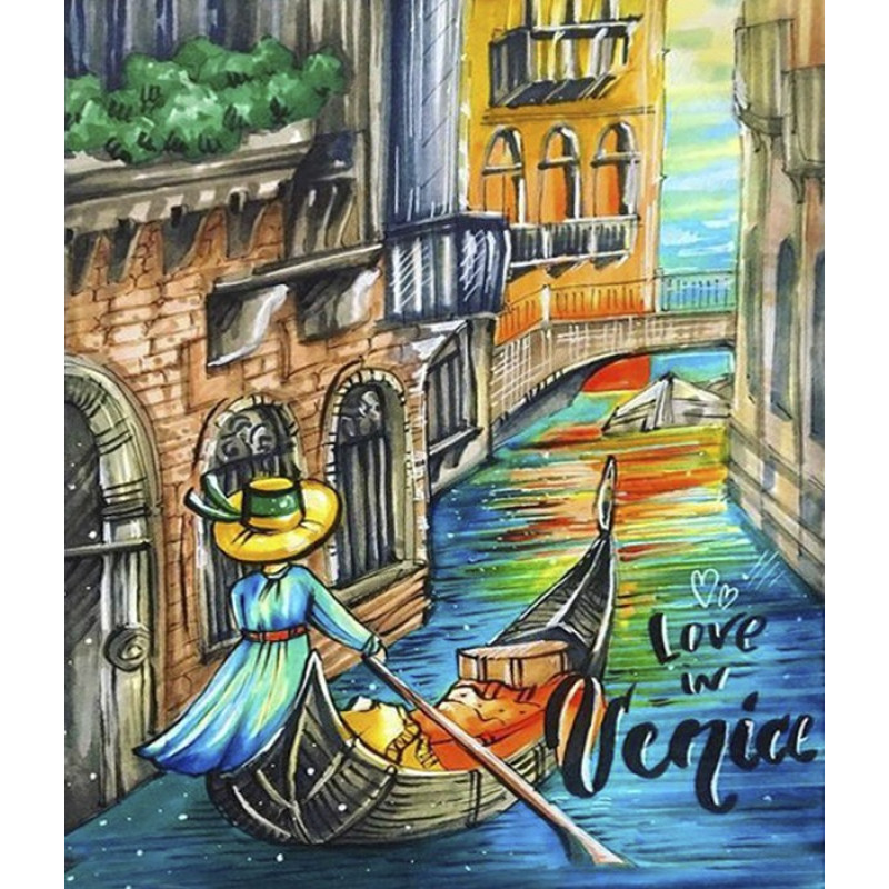 Набір алмазної вишивки "Love in Venice", DM-403