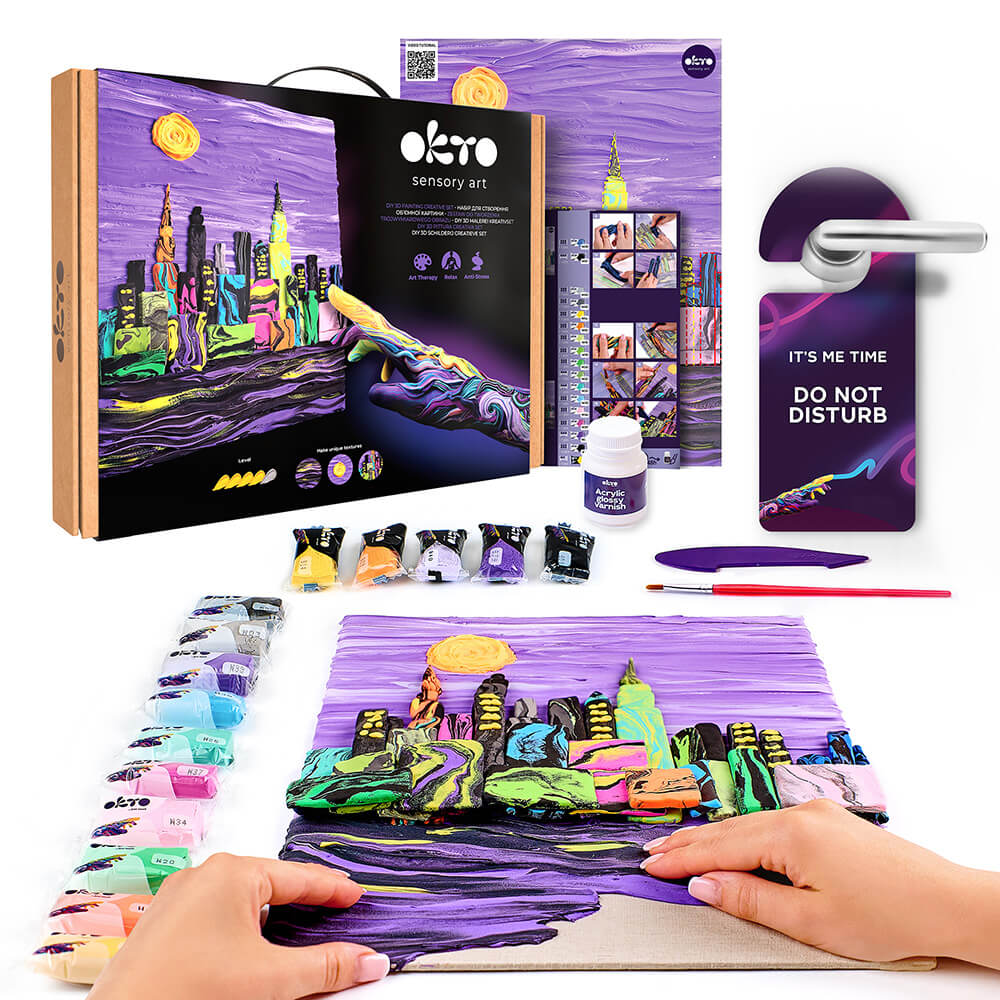 Набор для создания объёмной картины "#newyorkskyline" 30*40 см, 10040 1