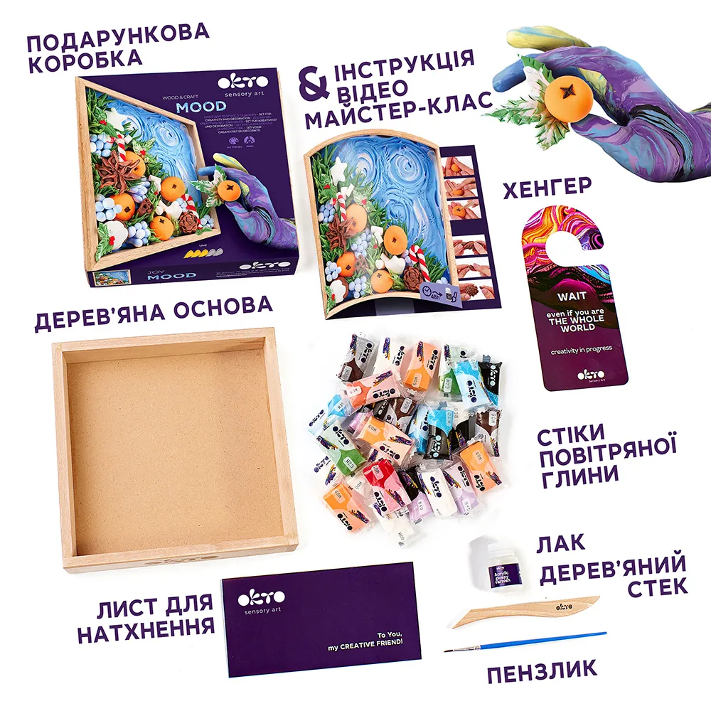 Набор для создания объёмной картины "Радость" 21*21 cм, 10016 2