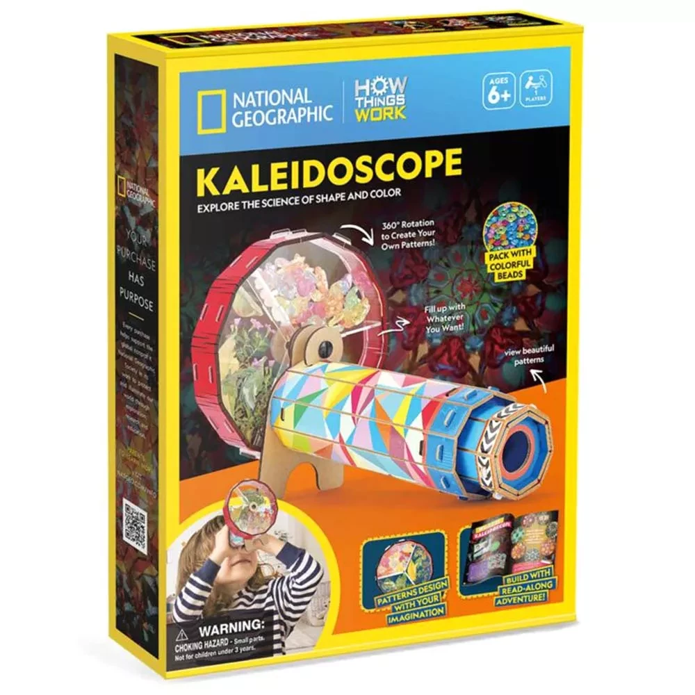 Набор для моделирования STEM "Калейдоскоп", CubicFun, DS1090h
