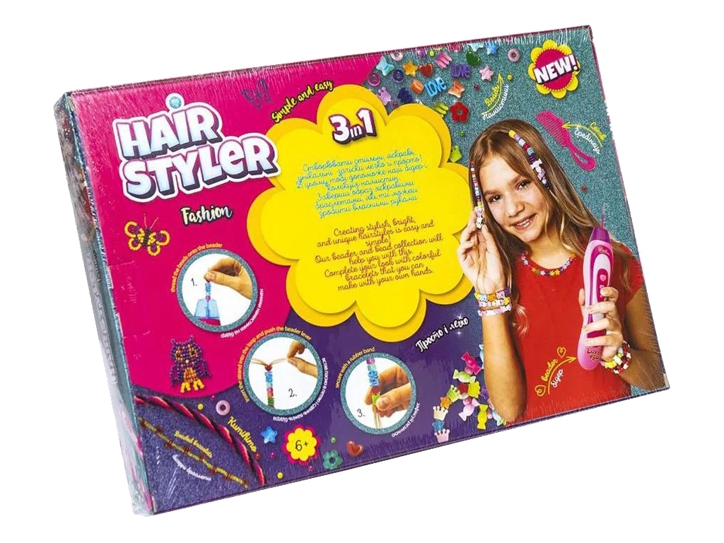 Набор креативного творчества "Hair Styler. Fashion" бабочка MAXI (5), HS-01-01 1