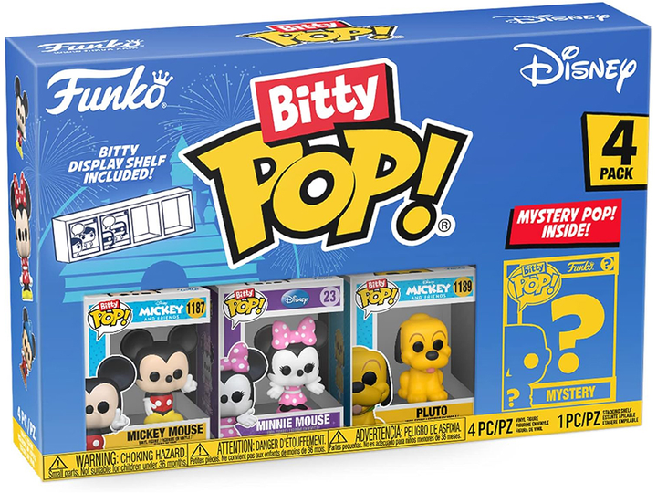 Набір фігурок Bitty Pop! серії "Дісней S1" (4 фігурки в асорт.), 76340