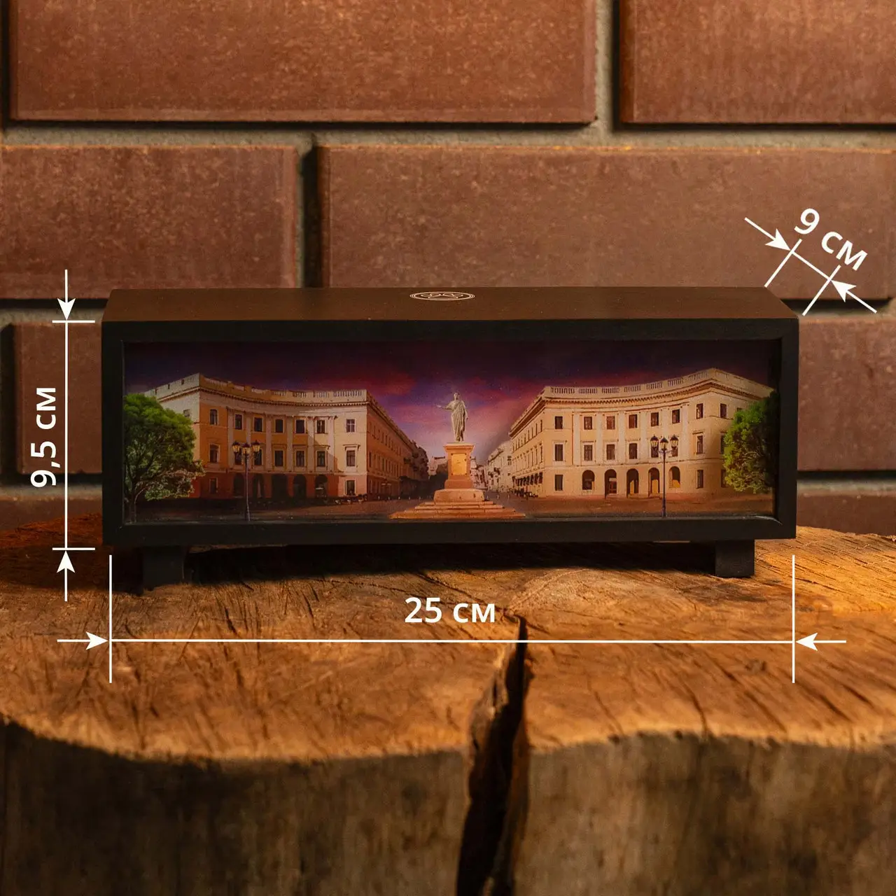 Ночник-панорама "Одесса", черный (LED, Аккумулятор, USB Type-C), npa1010 1